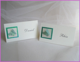 Butterfly place cards
