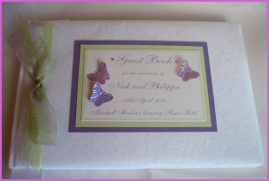 Butterfly guestbook