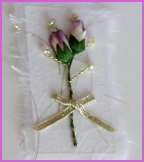 Harmony roses and pearls wedding invitation